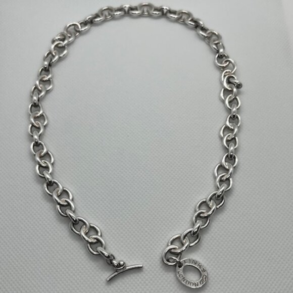 LINKS OF LONDON 925 Solid Silver Belcher Link Chain Necklace RARE & VINTAGE!! - Picture 6 of 6